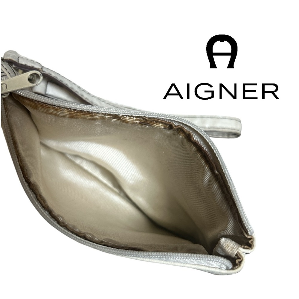 Etienne Aigner VINTAGE A Logo Wristlet - Picture 3 of 3